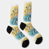 Bright Socks Live Laugh Love 0044080 Socken (Rechts)