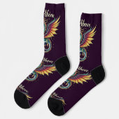 Bright Socks Motivational Art 0043974 Socken (Linkes Detail)