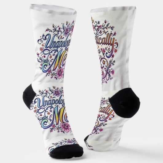 Bright Socks Motivational Art 0043979 Socken (Gewinkelt)