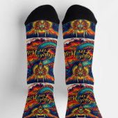 Bright Socks Motivational Art 0043987 Socken (Oben)