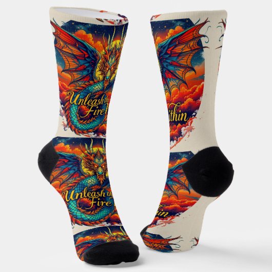 Bright Socks Motivational Art 0043987 Socken (Gewinkelt)