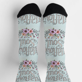 Bright Socks Motivational Art 0043988 Socken