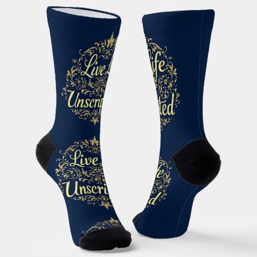 Bright Socks Motivational Art 0043993 Socken (Gewinkelt)