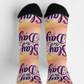 Bright Socks Motivationskunst 0043973 Socken (Oben)