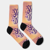 Bright Socks Motivationskunst 0043973 Socken (Rechts)