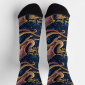 Bright Socks Motivationskunst 0043984 Socken (Oben)