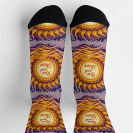 Bright Socks Motivationskunst 0043995 Socken