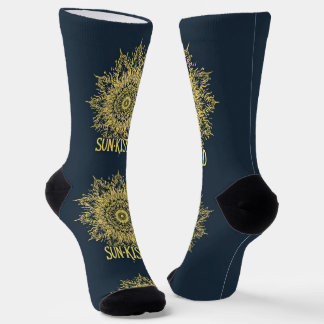 Bright Socks Motivationskunst Sonnengeküsst 004405 Socken