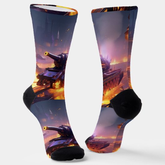 Bright Socks Picture Art 0038489 Socken (Gewinkelt)