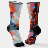 Bright Socks Picture Art 0038492 Socken (Gewinkelt)