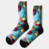Bright Socks Picture Art 0038496 Socken (Linkes Detail)