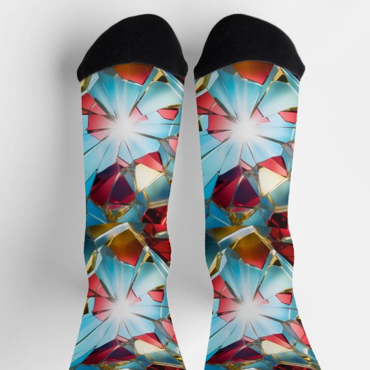 Bright Socks Picture Art 0038496 Socken (Oben)