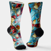 Bright Socks Picture Art 0038496 Socken (Gewinkelt)