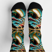 Bright Socks Picture Art 0038502 Socken (Oben)