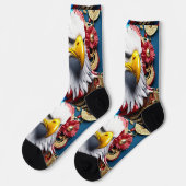 Bright Socks Picture Art 0038503 Socken (Linkes Detail)