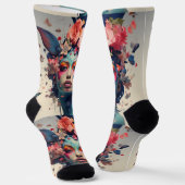 Bright Socks Picture Art 0038504 Socken (Gewinkelt)