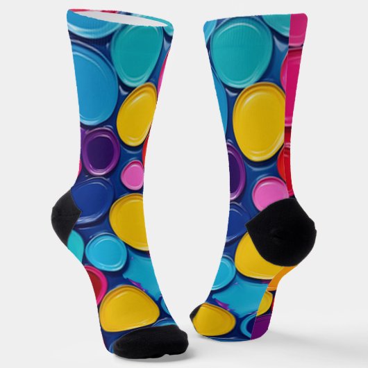 Bright Socks Picture Art 0038510 Socken (Gewinkelt)