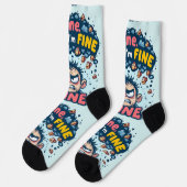 Bright Socks RANDOPIX Art Socks 0039476 Socken (Linkes Detail)