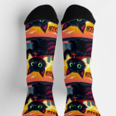 Bright Socks RANDOPIX Art Socks Feline 0039500 Socken (Oben)