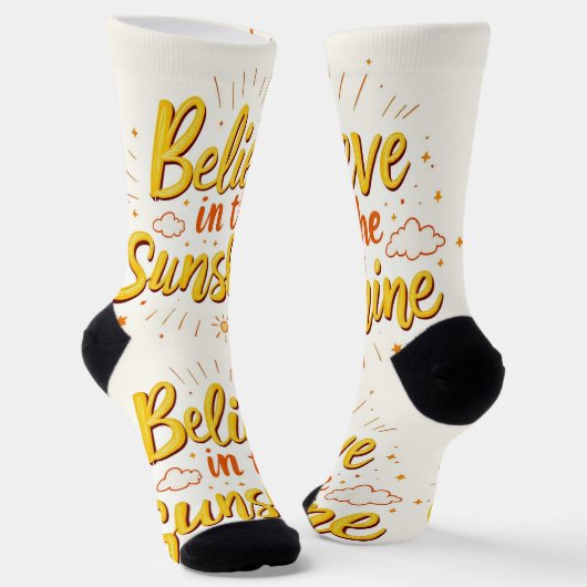 Bright Socks RANDOPIX Believe In Sunshine 0039496 Socken (Gewinkelt)
