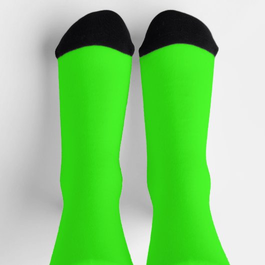Bright Socks RANDOPIX Colors Radioactive Lime Socken (Oben)