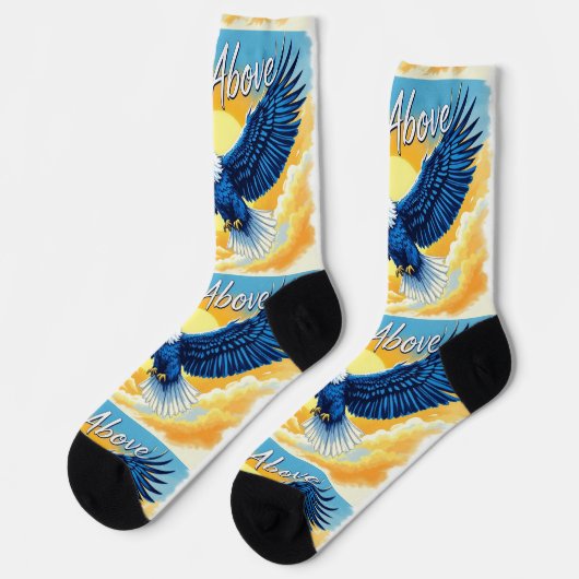 Bright Socks RANDOPIX Eagle Rise Above 0039495 Socken (Linkes Detail)