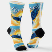Bright Socks RANDOPIX Eagle Rise Above 0039495 Socken (Gewinkelt)