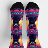 Bright Socks RANDOPIX Feline Like A Boss 0039511 Socken (Oben)