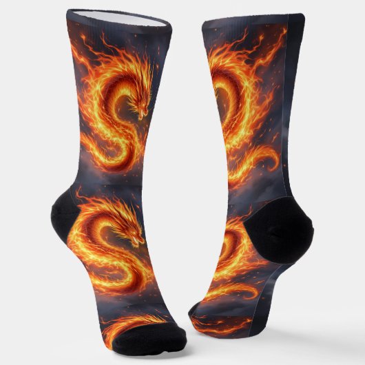 Bright Socks RANDOPIX Fire Serpent 0039505 Socken (Gewinkelt)