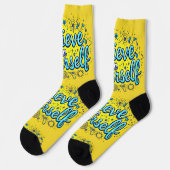 Bright Socks RANDOPIX Kunstsocken 0039467 Socken (Linkes Detail)