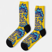 Bright Socks RANDOPIX Kunstsocken 0039468 Socken (Linkes Detail)