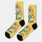 Bright Socks RANDOPIX Kunstsocken 0039477 Socken (Linkes Detail)