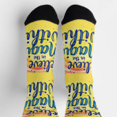 Bright Socks RANDOPIX Kunstsocken 0039477 Socken (Oben)