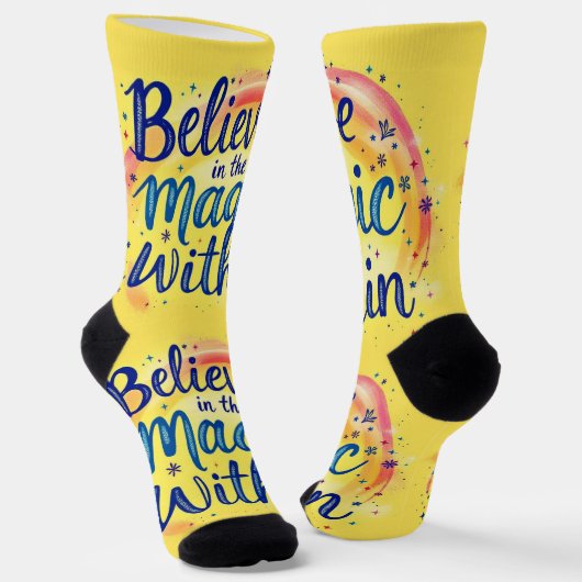 Bright Socks RANDOPIX Kunstsocken 0039477 Socken (Gewinkelt)