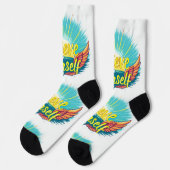 Bright Socks RANDOPIX Kunstsocken 0039482 Socken (Linkes Detail)