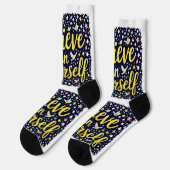 Bright Socks RANDOPIX Kunstsocken 0039484 Socken (Linkes Detail)