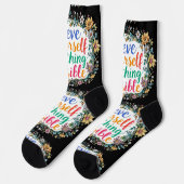 Bright Socks RANDOPIX Kunstsocken 0039485 Socken (Linkes Detail)