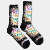 Bright Socks RANDOPIX Kunstsocken 0039485 Socken (Rechts)