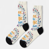 Bright Socks RANDOPIX Kunstsocken 0039486 Socken (Linkes Detail)