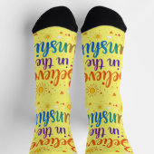 Bright Socks RANDOPIX Kunstsocken 0039487 Socken (Oben)