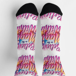 Bright Socks RANDOPIX Magie glauben 0039492 Socken