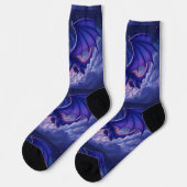 Bright Socks RANDOPIX Moon Dragon 0039525 Socken (Linkes Detail)
