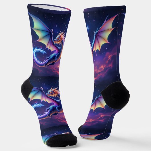 Bright Socks RANDOPIX Night Dragon 0039502 Socken (Gewinkelt)