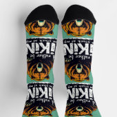 Bright Socks RANDOPIX Wandernder Bär 0039522 Socken (Oben)