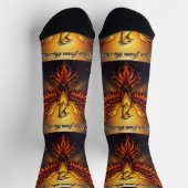 Bright Socks Rise Above The Ashes 0044079 Socken (Oben)