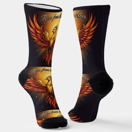 Bright Socks Rise Above The Ashes 0044079 Socken (Gewinkelt)