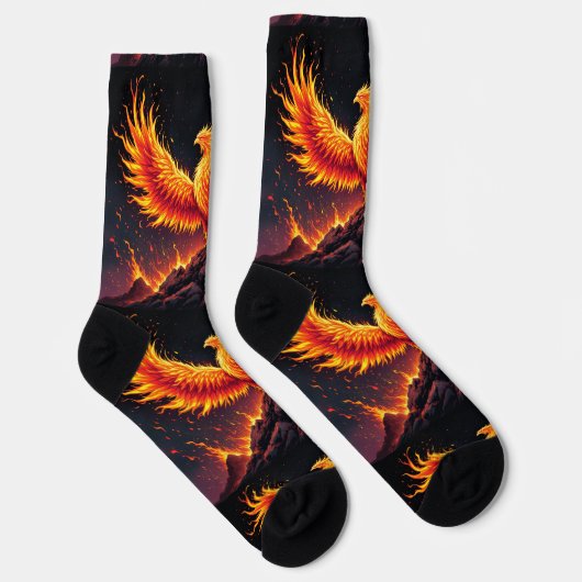 Bright Socks Rock Fire Bird Socks 0040764 Socken (Rechts)