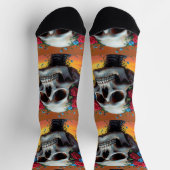 Bright Socks Skull Pics 0037634 Socken (Oben)