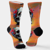 Bright Socks Skull Pics 0037634 Socken (Gewinkelt)