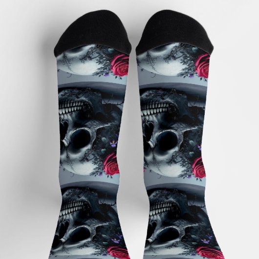 Bright Socks Skull Pics 0037635 Socken (Oben)